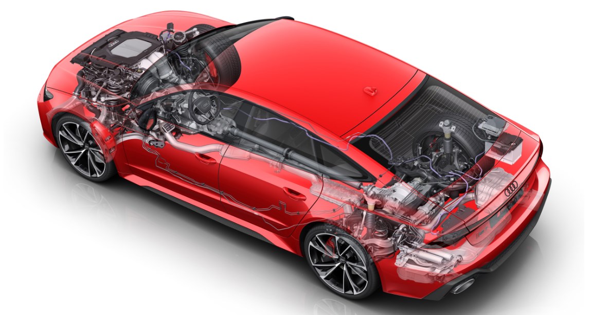 2021 Audi RS7 Engine
